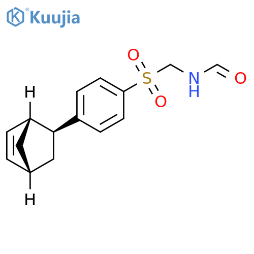 rel-N-[[[4-(1R,2S,4R)-Bicyclo[2.2.1]hept-5-en-2-ylphenyl]sulfonyl]methyl]formamide structure