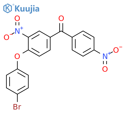 [4-(4-Bromo-phenoxy)-3-nitro-phenyl]-(4-nitro-phenyl)-methanone structure