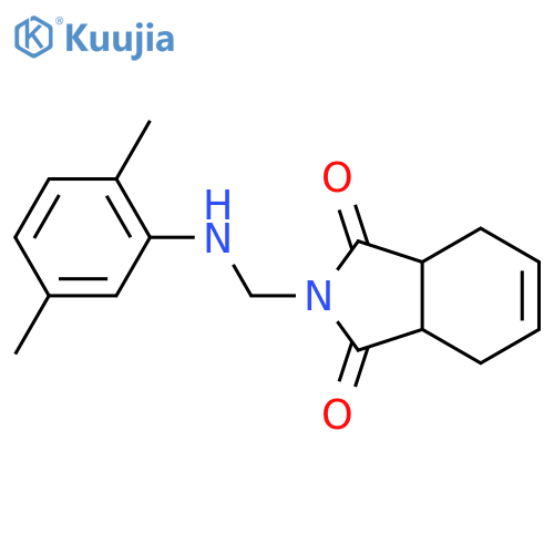2-{(2,5-Dimethylphenyl)aminomethyl}-3a,4,7,7a-tetrahydro-1H-isoindole-1,3(2H)-dione structure