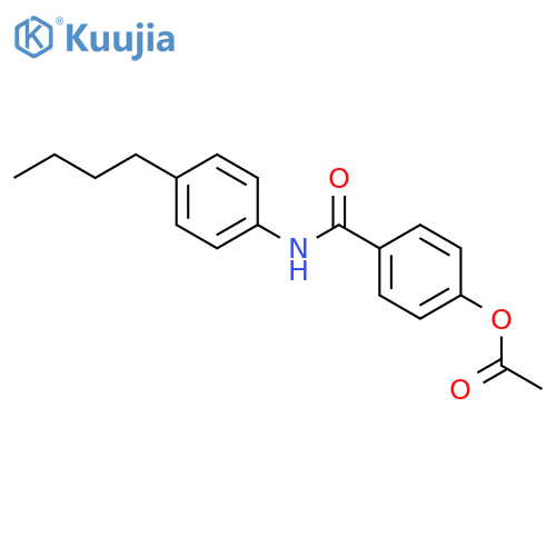 4-[(4-butylphenyl)carbamoyl]phenyl acetate structure