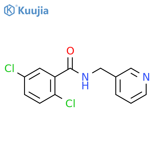 2,5-dichloro-N-(3-pyridinylmethyl)benzamide structure
