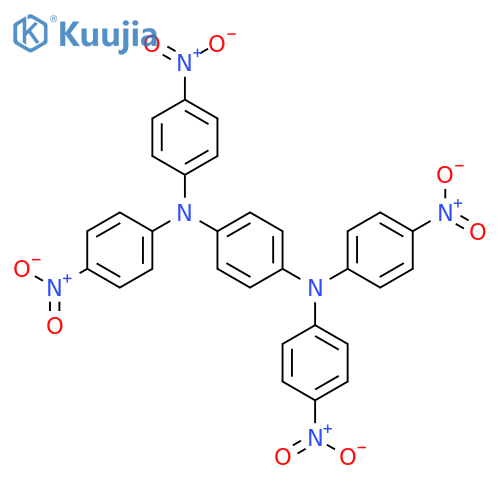 N,N,N',N'-Tetrakis(4-nitrophenyl)-1,4-phenylenediamine structure