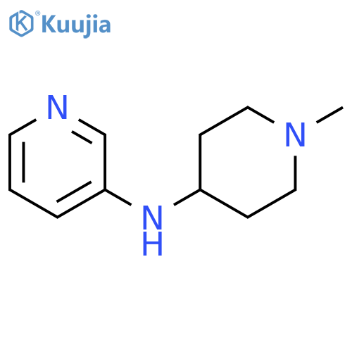 N-(1-methylpiperidin-4-yl)pyridin-3-amine structure