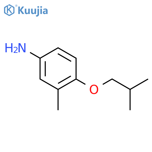3-methyl-4-(2-methylpropoxy)aniline structure