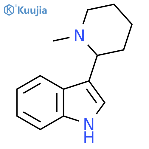 3-(1-Methylpiperidin-2-yl)-1H-indole structure