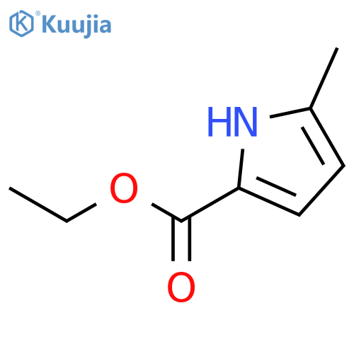 Ethyl 5-methyl-1H-pyrrole-2-carboxylate structure