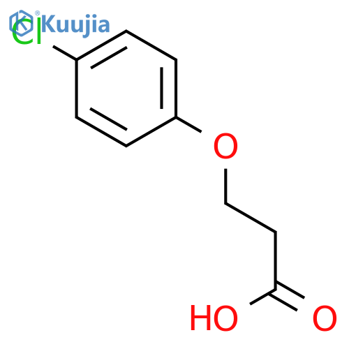 3-(4-chlorophenoxy)propanoic acid structure
