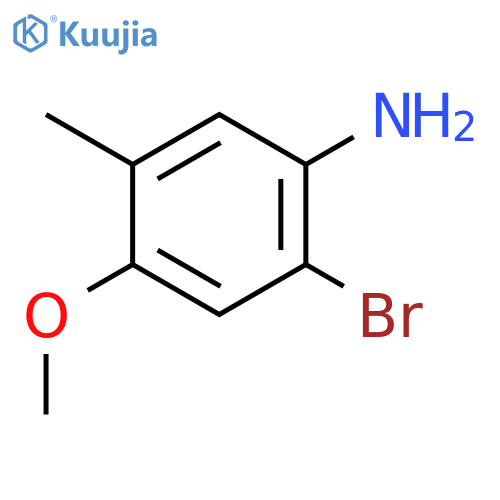 2-Bromo-4-methoxy-5-methylaniline structure