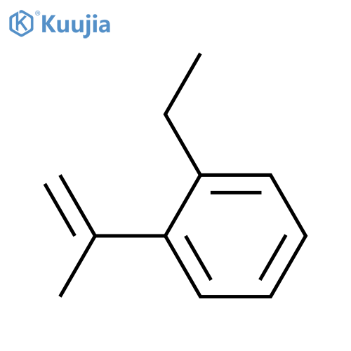 Benzene, ethyl(1-methylethenyl)- structure