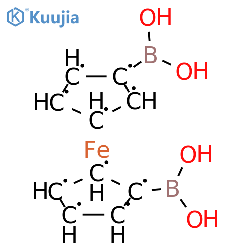 1,1'-Ferrocenediboronic acid structure