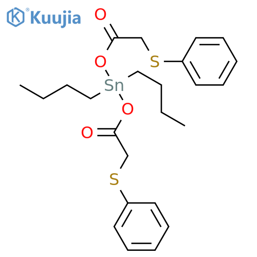 Stannane, dibutylbis[[(phenylthio)acetyl]oxy]- structure