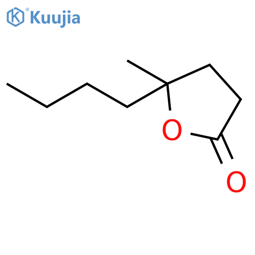 2(3H)-Furanone,5-butyldihydro-5-methyl- structure