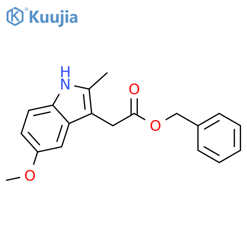 Benzyl 5-Methoxy-2-methylindole-3-acetate structure