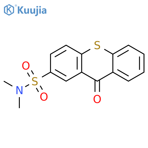 N,N-Dimethyl-9-oxo-9H-thioxanthene-2-sulfonamide structure