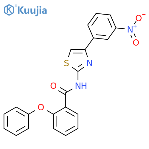 N-4-(3-nitrophenyl)-1,3-thiazol-2-yl-2-phenoxybenzamide structure