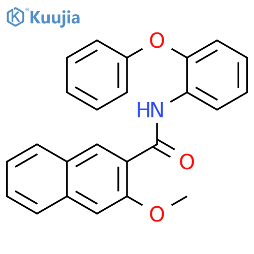 3-methoxy-N-(2-phenoxyphenyl)naphthalene-2-carboxamide structure
