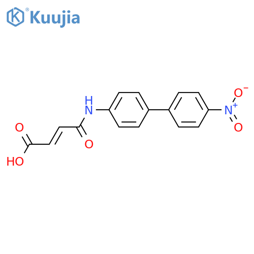 4-((4'-Nitro-[1,1'-biphenyl]-4-yl)amino)-4-oxobut-2-enoic acid structure