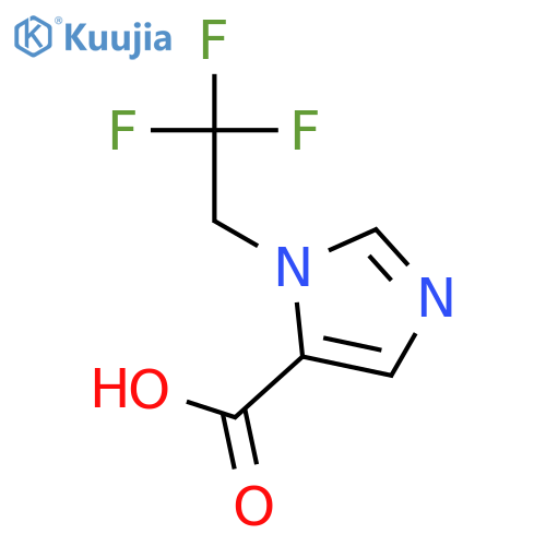 1-(2,2,2-trifluoroethyl)-1H-Imidazole-5-carboxylic acid structure
