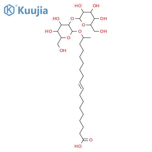 17-Hydroxy-9-octadecenoic acid; (9Z,17S)-form, [β-D-Glucopyranosyl-(1→2)-β-D-glucopyranoside] structure
