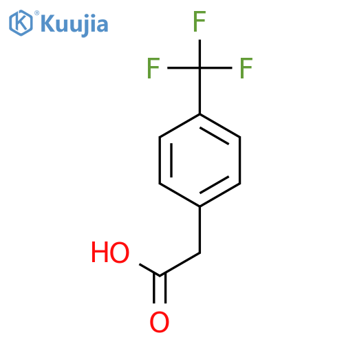 4-(Trifluoromethyl)phenylacetic acid structure