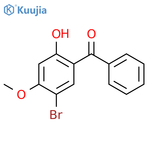 (5-Bromo-2-hydroxy-4-methoxyphenyl)(phenyl)methanone structure