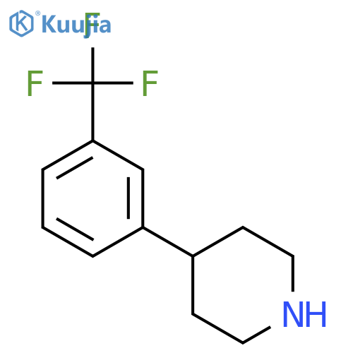 4-3-(trifluoromethyl)phenylpiperidine structure