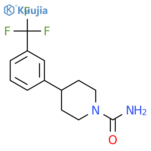 1-Piperidinecarboxamide, 4-[3-(trifluoromethyl)phenyl]- structure