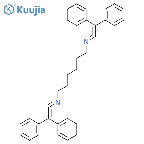1,6-Hexanediamine, N,N'-bis(diphenylethenylidene)- structure