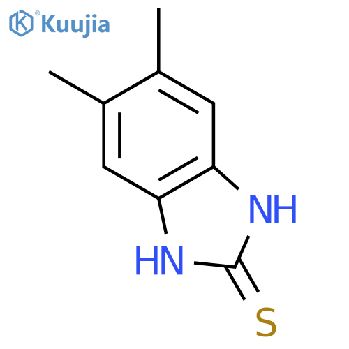 5,6-Dimethyl-1H-benzoimidazole-2-thiol structure