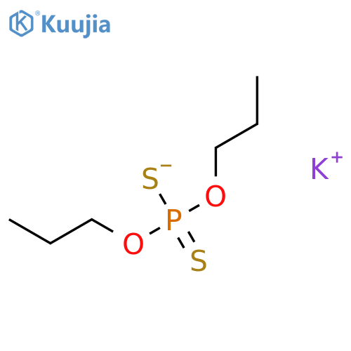 Phosphorodithioic acid,O,O-dipropyl ester, potassium salt (1:1) structure