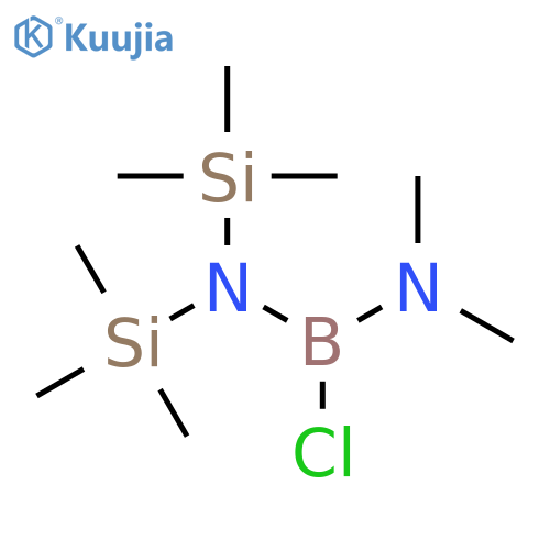 Boranediamine, 1-chloro-N,N-dimethyl-N',N'-bis(trimethylsilyl)- structure