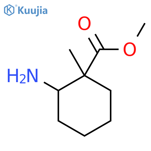 methyl 2-amino-1-methylcyclohexane-1-carboxylate structure
