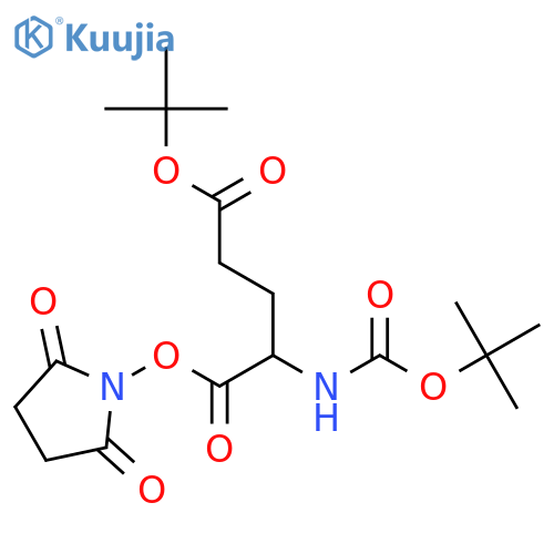Boc-glu(otbu)-osu structure