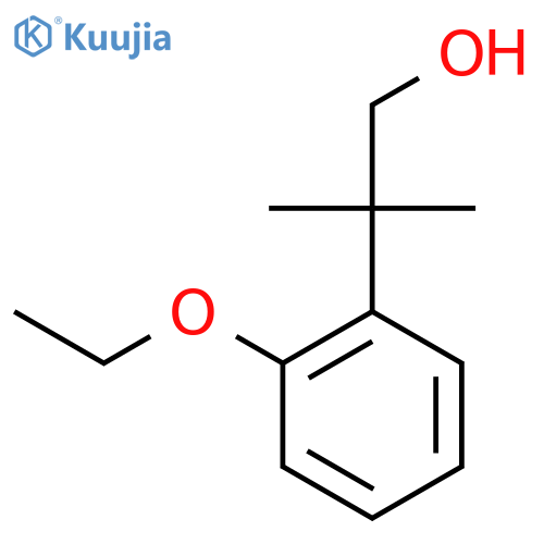 2-(2-ethoxyphenyl)-2-methylpropan-1-ol structure