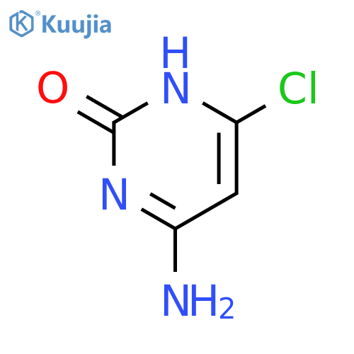4-amino-6-chloropyrimidin-2-ol structure