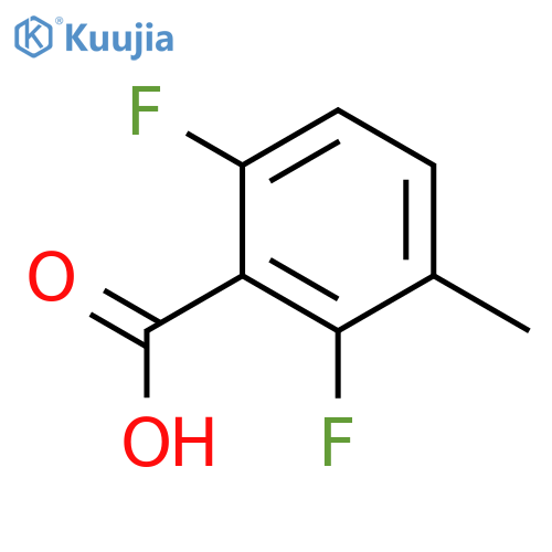 2,6-Difluoro-3-methylbenzoic acid structure