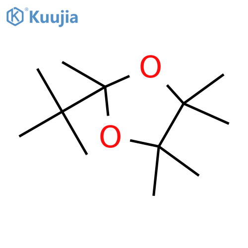 1,3-Dioxolane, 2-(1,1-dimethylethyl)-2,4,4,5,5-pentamethyl- structure