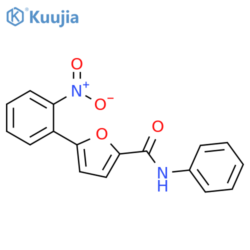 2-Furancarboxamide, 5-(2-nitrophenyl)-N-phenyl- structure
