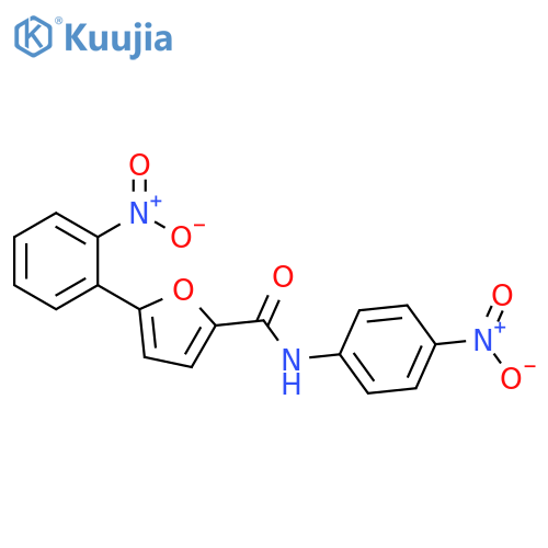 2-Furancarboxamide, 5-(2-nitrophenyl)-N-(4-nitrophenyl)- structure