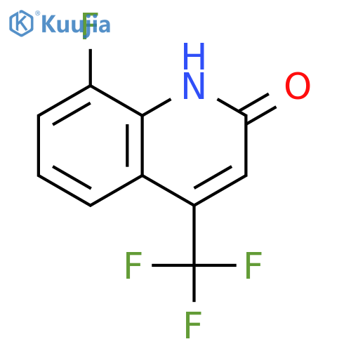 2(1H)-Quinolinone, 8-fluoro-4-(trifluoromethyl)- structure