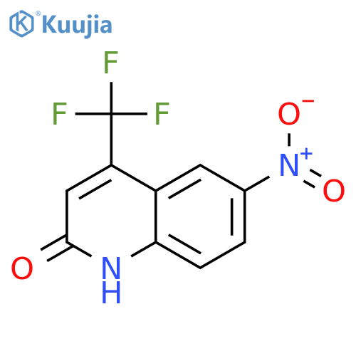 6-Nitro-4-(trifluoromethyl)-2(1H)-quinolinone structure