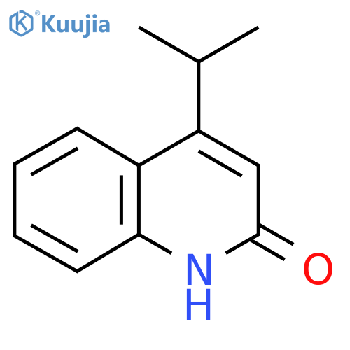 2(1H)-Quinolinone, 4-(1-methylethyl)- structure