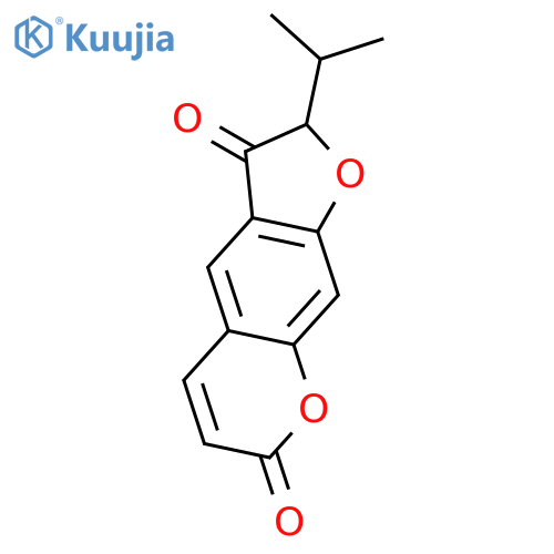 2-Isopropyl-furo[3,2-g]chromen-3,7-dion structure