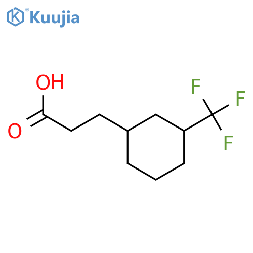3-3-(Trifluoromethyl)cyclohexylpropanoic Acid structure