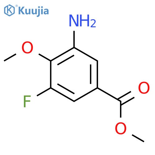 Methyl 3-amino-5-fluoro-4-methoxybenzoate structure