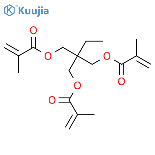 2-Ethyl-2-((methacryloyloxy)methyl)propane-1,3-diyl bis(2-methylacrylate) structure