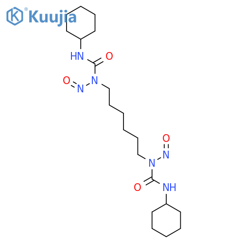 1,1'-hexane-1,6-diylbis(3-cyclohexyl-1-nitrosourea) structure