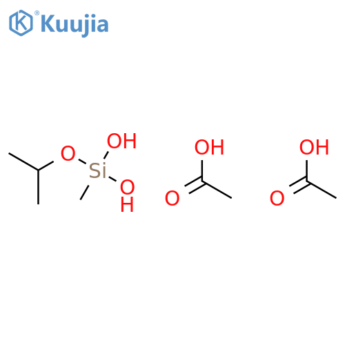 Silanediol, methyl(1-methylethoxy)-, diacetate structure