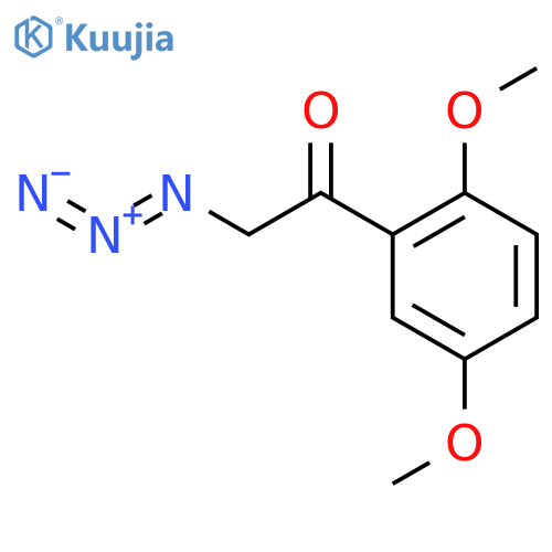 1-(2’,5’-Dimethoxyphenyl)-2-azidoethanone structure