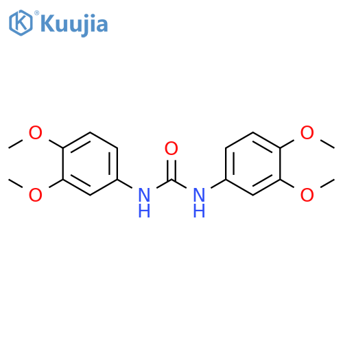 Urea, N,N'-bis(3,4-dimethoxyphenyl)- structure
